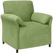 vidaXL 1-Zits Bank Lichtgroen 88 x 83 x 95 cm Fluweel