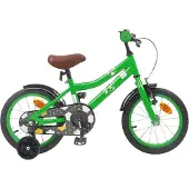 vidaXL Kinderfiets 16 Inch voor 4-6 jaar oud Groen
