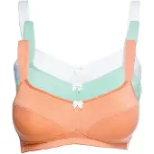 Bonprix Bh zonder beugels (set van 3) met katoen maat 105