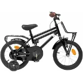 vidaXL Kinderfiets 14 Inch voor 3-5 jaar oud Zwart