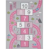 TT Home Kinderkamertapijt tapijt jongen meisje kinderkamertapijt baby antislip straat