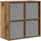 vidaXL Dressoir met lade Oudhout 59,5 x 27 x 57 cm
