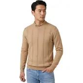 Gentiluomo Trui ronde hals beige katoen