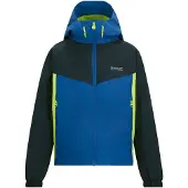 Regatta Hanleigh Waterdichte Jas voor Kinderen/Kinderen (Olympisch Blauw/Scherp Groen)