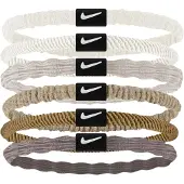 Nike Flex Haarband (Set van 6) (Wit/Grijs/Bruin/Beige)