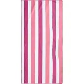 Regatta Streep Microvezel Strandlaken (Roze Violet/Roze Limonade)