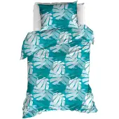 MOODIT Dekbedovertrek Odil Naxos Lagoon Blue-140 x 200 / 220 cm | 1-Persoons