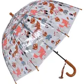 Juleeze Kinderparaplu Ø 65x65 cm Oranje Kunststof Dieren