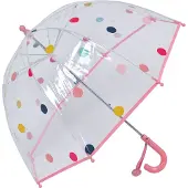 Juleeze Kinderparaplu Ø 65x65 cm Roze Kunststof Stippen