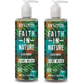 Faith In Nature - Hand Wash Coconut - 2 Pak