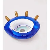 Sunnylife - Pool Floats Luxe Zwemband Greek Eye Blue - PVC - Blauw