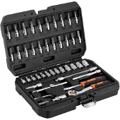 Neo Tools Dopsleutel + dopmoer, Zestaw narzędzi Neo 10-004 46 el. (10-004) (1/4")