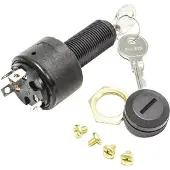 Ignition Switch 4-position Zwart
