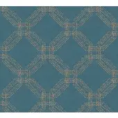 A.S. Création GRAFISCH BEHANG - Blauw Goud - AS Creation Pop Style