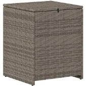 vidaXL Kussenbox 55 x 55 x 69 cm staal