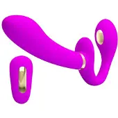 Pretty Love Thunderbird Couples Vibe Strapless with Remote Control