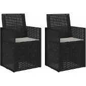 vidaXL Tuinstoelen 2 st Anthraciet en Lichtgrijs PP