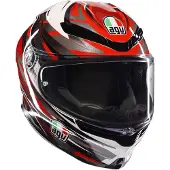 AGV K6 S E2206 Mplk Reeval Wit Rood Grijs Integraalhelm Maat XL