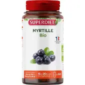 SuperDiet Blauwe Bosbes Bio 90 Capsules