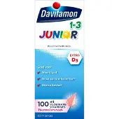 Davitamon Multivitaminen - Junior 1+ Vloeibaar Framboos 100ml