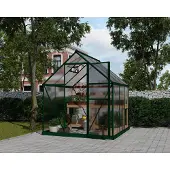 Palram - Canopia Tuinkas Mythos 6x6 - Polycarbonaat - Groen - 185x186x208cm