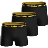 NFL Boxershorts 'Pittsburgh Steelers' geel / zwart
