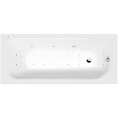 Polysan Ebro Whirlpoolbad, 170x75x39cm, Active Hydro-Air, chroom