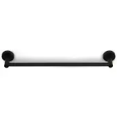 BLUE LABEL Facet - Handdoekhouder / Handdoekrek 60 cm - Zwart - Wandmontage - Badkamer