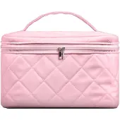 Gillian Jones - Beauty Box in quilted nylon Pink