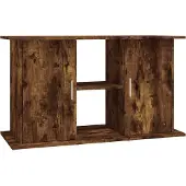 vidaXL Aquariumstandaard 101x41x58 cm bewerkt hout gerookt eikenkleur
