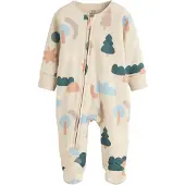 Next Nachtkledij 'Tog' beige / camel / lichtblauw / spar
