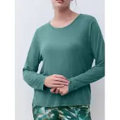 Femilet Nachtmode Slaapshirt Yara | Maat: 38 | Kleur: Peacock Green