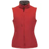 Regatta Dames/dames Flux Softshell Bodywarmer / Mouwloos Jasje (Waterafstotend & Windbestendig) (Klassiek Rood/Zegelgrijs)