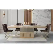 AEA Moderne eethoekset bestaande uit een eettafel en 4 elegante stoelen