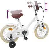 vidaXL Kinderfiets 14 Inch voor 3-5 jaar oud Wit