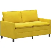 vidaXL Bank Geel 156 x 81 x 87,5 cm Fluweel