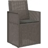 vidaXL - Tuinstoelen - 2 - st - Lichtgrijs - en - antracietkleurig - PP