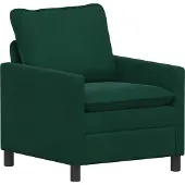 vidaXL Bank Donkergroen 76 x 81 x 87,5 cm Fluweel