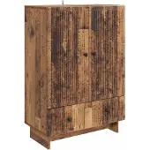 vidaXL Dressoir Oudhout 66 x 34,5 x 95 cm Geconstrueerd hout