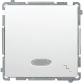 Kontakt-Simon Contactdoos Simon BMW6L.01/11, kunststof, wit, IP20, IP44, 250 V, 10 A, 75 mm