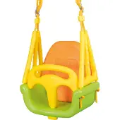 John beluga Baby- en kinderschommel Swingolino 3 in 1 groen/geel