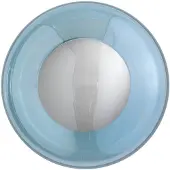 Ebb & Flow Design wandlamp Horizon Surface, dimbaar, blauw, Woon-/ Eetkamer, Glas, Scandinavisch, Wandlamp design