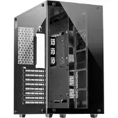 Inter-Tech C-701 Panorama (zwart, gehard glas)