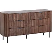 Beliani BRADLEY - Ladekast - Donkerbruin - MDF