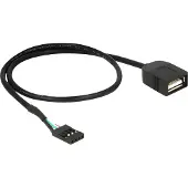 DeLOCK USB 2.0 A Female - 0.4 m