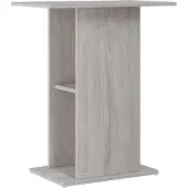 vidaXL Aquariumstandaard 60,5x36x72,5 cm bewerkt hout grijs sonoma