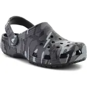 Crocs Klomp Kids Classic Camouflage Black/Slate Grey-Schoenmaat 33 - 34