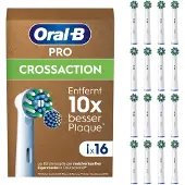 Oral-B Pro Cross Action - Opzetborstels - Met CleanMaximiser Technologie - 16 Stuks