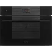 Smeg Steam100 Pro Galileo Oven Oven , Linea, 45 cm, Combi-stoom, Zwart, A++, Vapor Clean