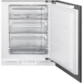 Smeg Inbouw vriezer Vriezers, Universeel, Onderbouw, Inbouw, Positie scharnier: Rechts, Wit, Statisch, E